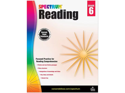 Spectrum® Reading Workbook - Gr. 6 - US 5830