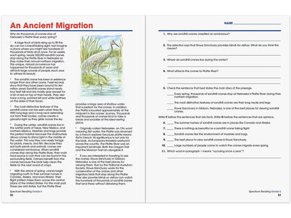 Spectrum® Reading Workbook - Gr. 6 - US 5830