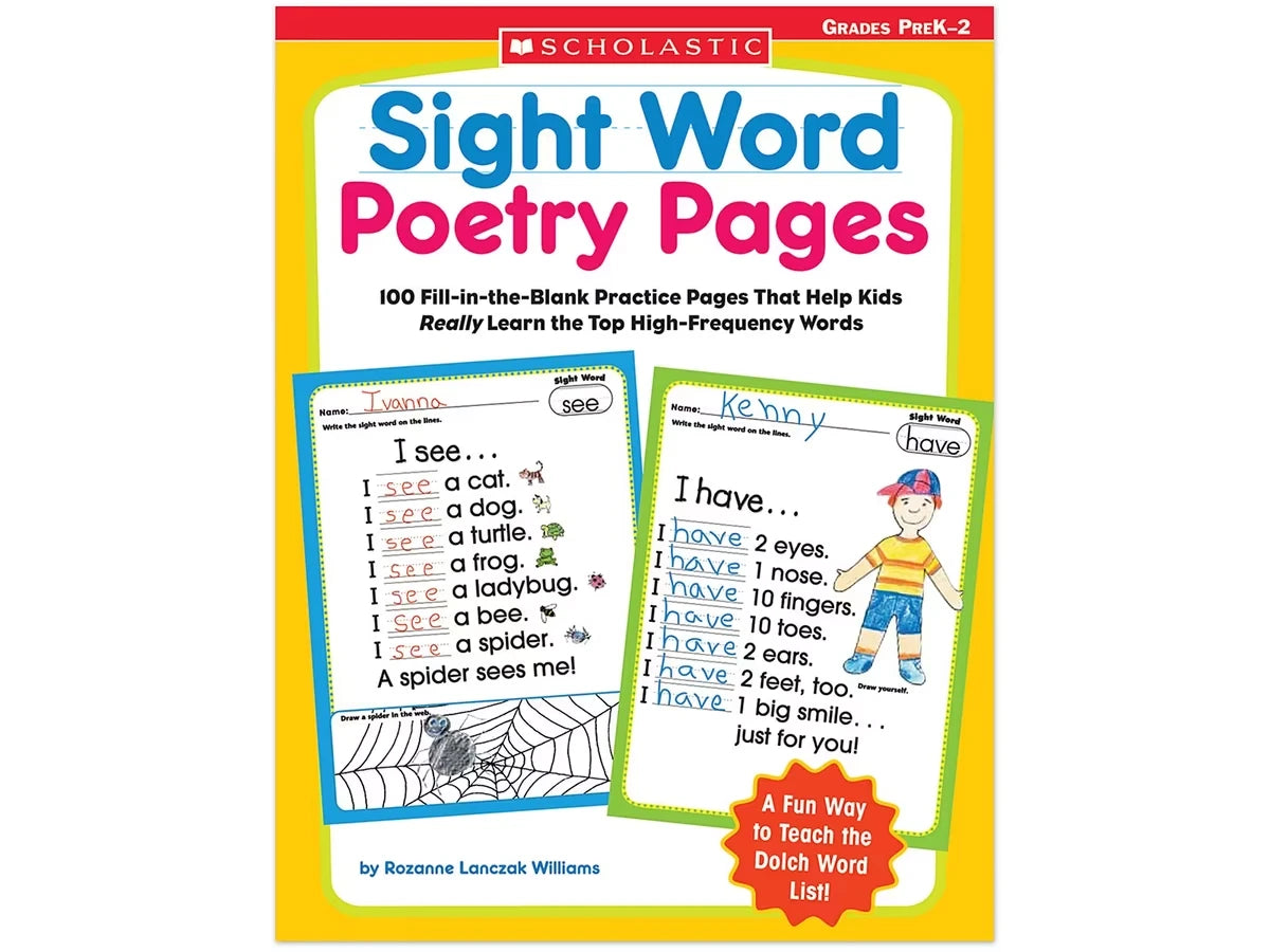 Sight-Word Poetry Workbook - US 3802