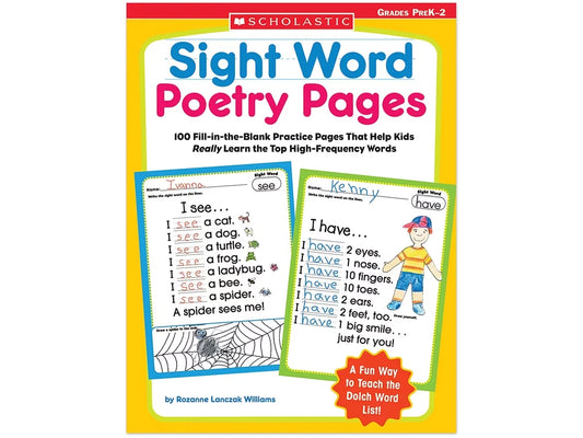 Sight-Word Poetry Workbook - US 3802