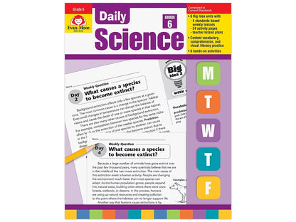 Daily Science Reproducible Activities Workbook - Gr. 6 - US 6195