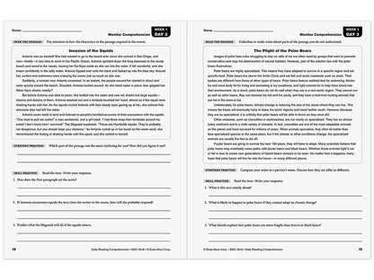 Daily Reading Comprehension Activities Workbook - Gr. 8 - US 5143