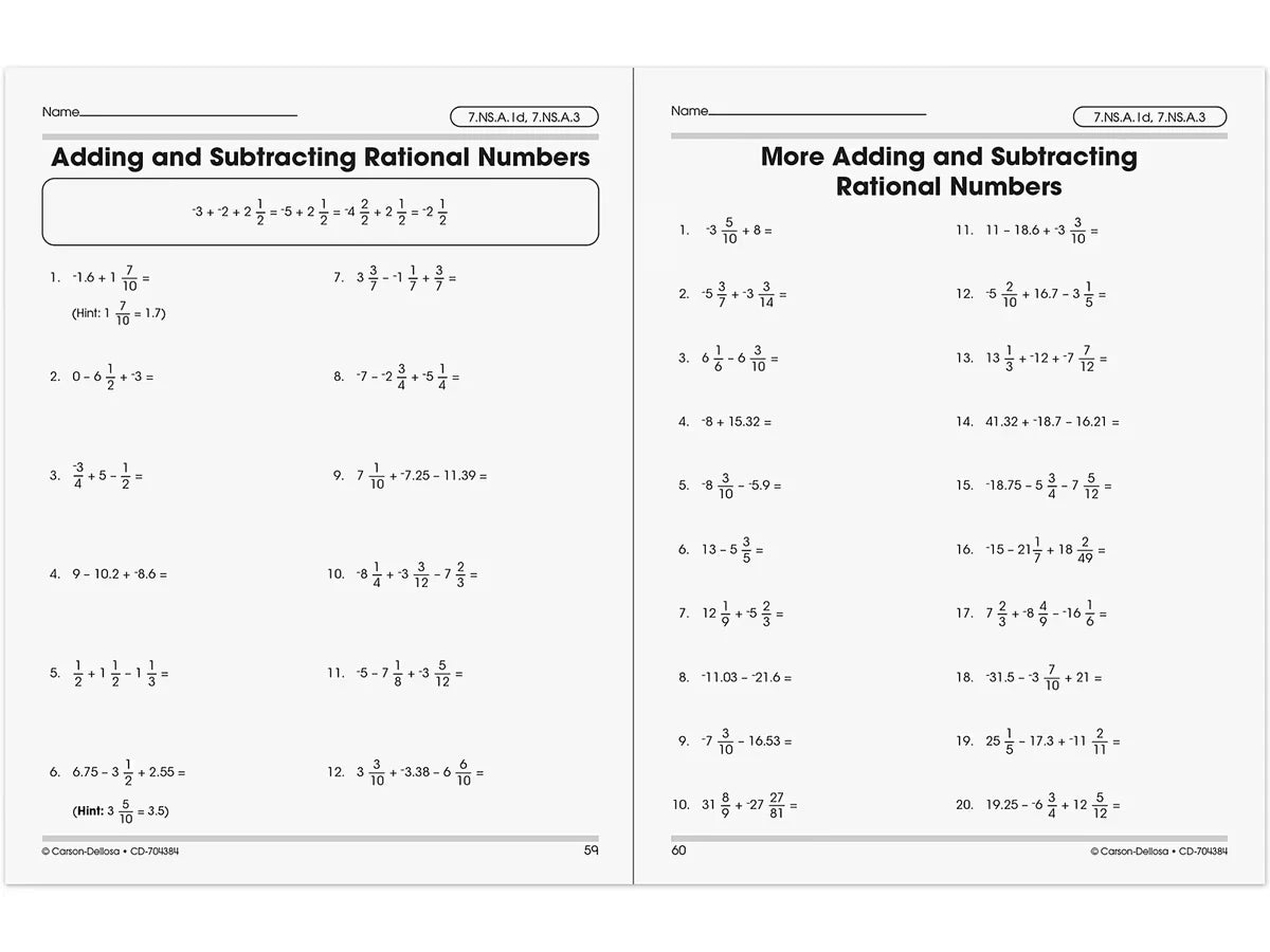 The 100+ Series™ Pre-Algebra Workbook - US 3071