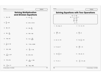 The 100+ Series™ Pre-Algebra Workbook - US 3071
