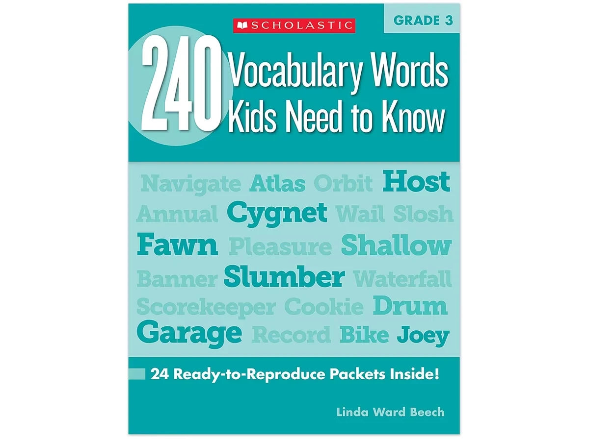 240 Words Kids Need to Know Workbook - Gr. 3 - US 2018