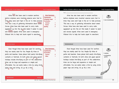 Daily Paragraph Editing Workbook - Gr. 4 - US 7757
