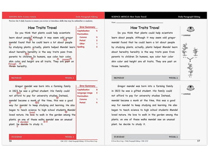 Daily Paragraph Editing Workbook - Gr. 4 - US 7757