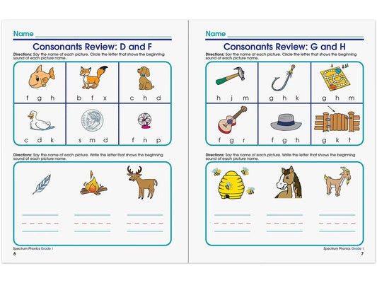 Spectrum® Phonics Workbook - Gr. 1 - US 9351