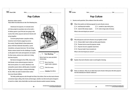 Text Marking & Close Reading Workbook - Gr. 4 - US 5992