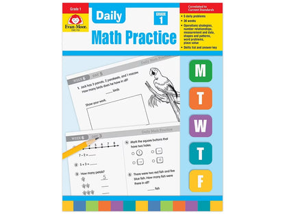 Daily Math Practice Workbook - Gr. 1 - US 8918