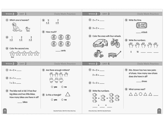 Daily Math Practice Workbook - Gr. 1 - US 8918