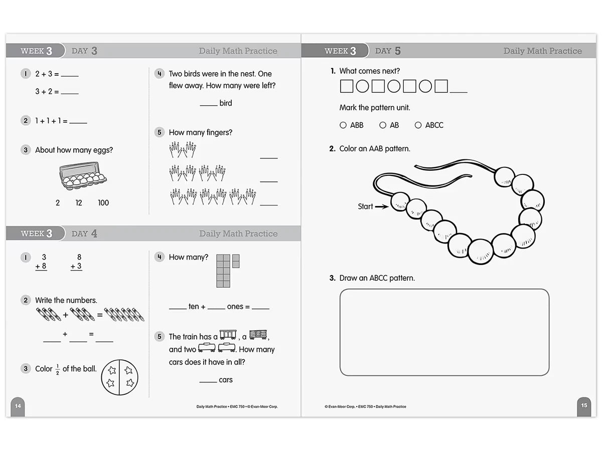 Daily Math Practice Workbook - Gr. 1 - US 8918