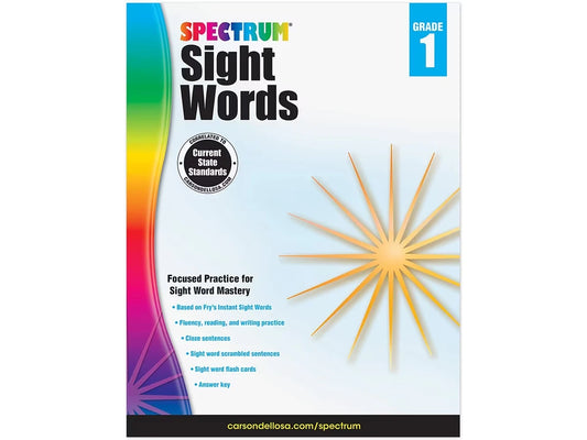 Spectrum® Sight-Words Workbook - Gr. 1 - US 5440