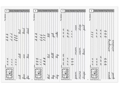 Contemporary Cursive Daily Handwriting Practice Workbook - US 7773