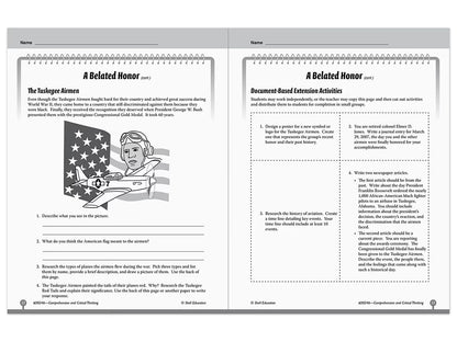 Comprehension and Critical Thinking Workbook - Gr. 6 - US 8801