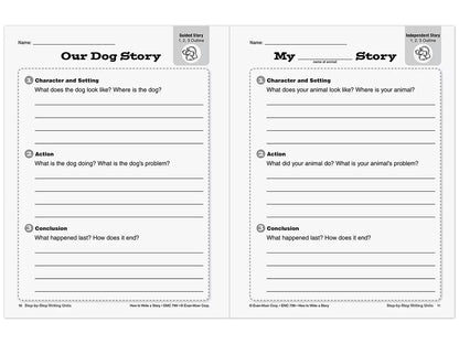 How to Write a Story Workbook - Gr. 1-3 - US 9807