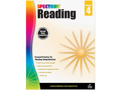 Spectrum® Reading Workbook - Gr. 4 - US 4541