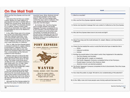 Spectrum® Reading Workbook - Gr. 4 - US 4541