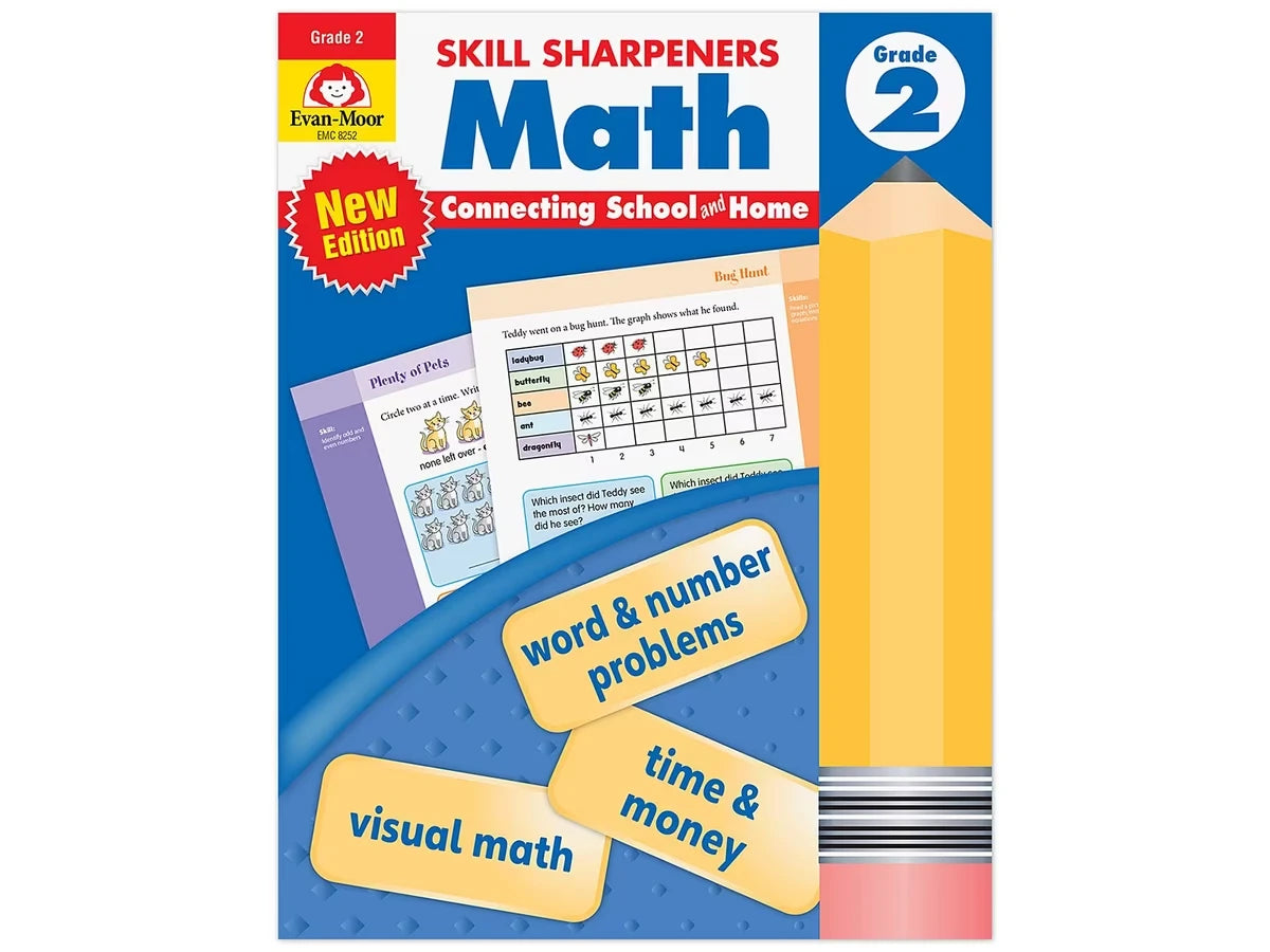 Math Skill Sharpeners Workbook - Gr. 2 - US 3527