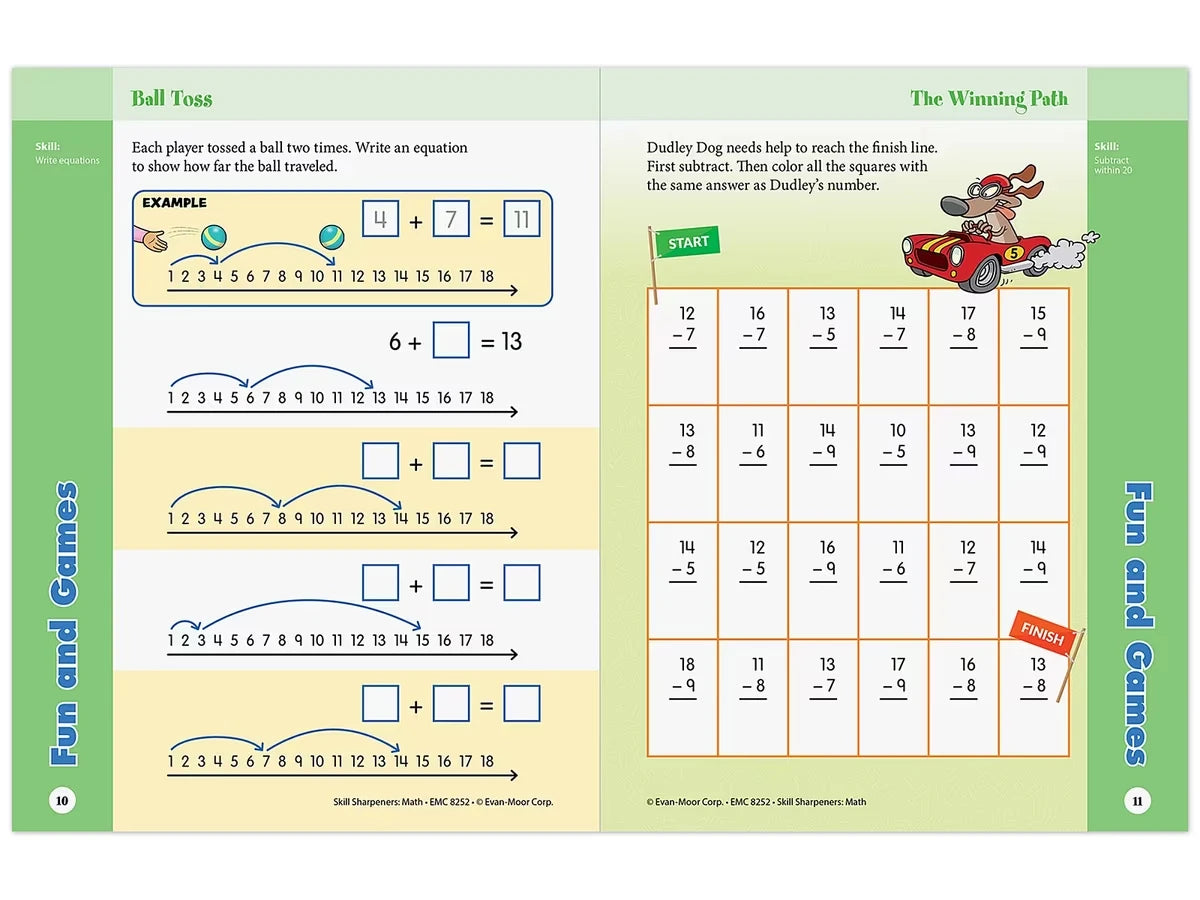 Math Skill Sharpeners Workbook - Gr. 2 - US 3527