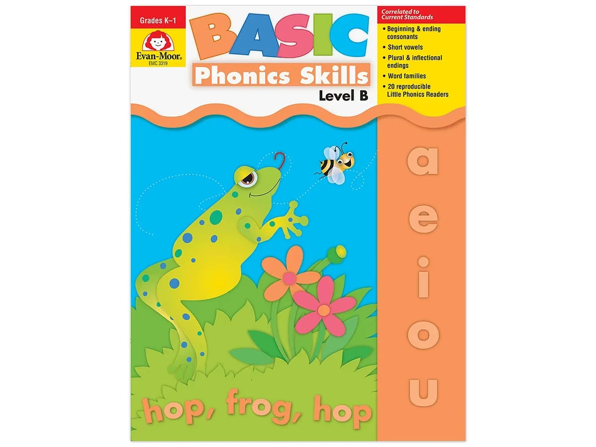 Basic Phonics Skills Workbook - K-Gr. 1 - US 4767