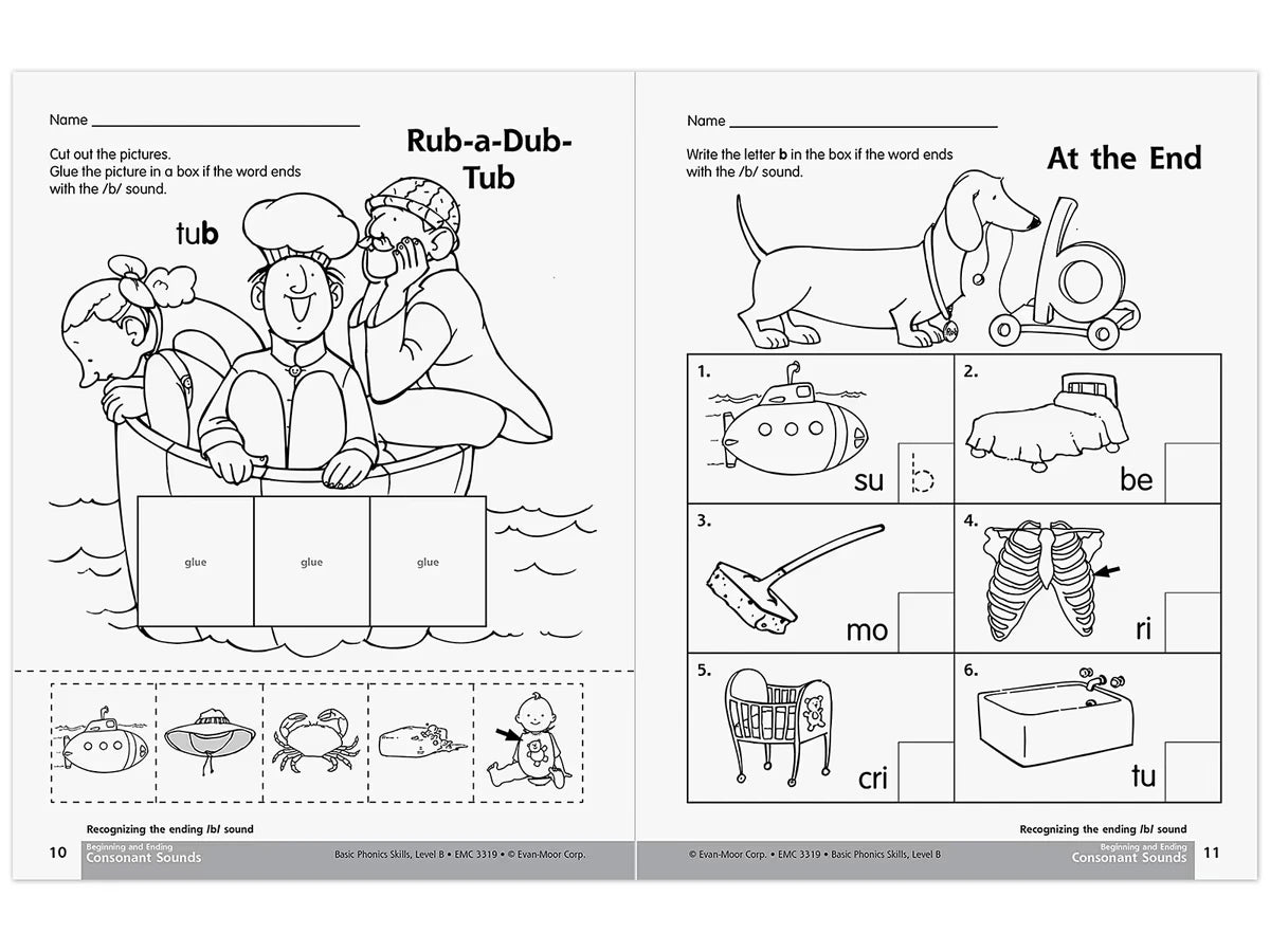 Basic Phonics Skills Workbook - K-Gr. 1 - US 4767