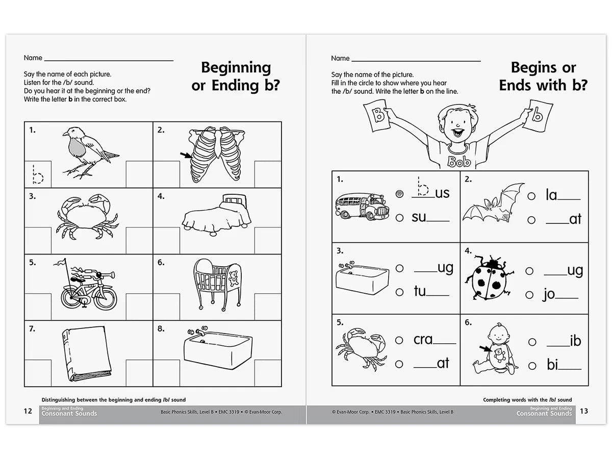 Basic Phonics Skills Workbook - K-Gr. 1 - US 4767