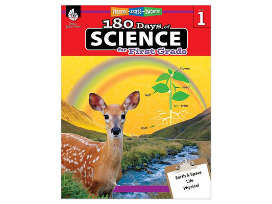 180 Days of Science Workbook - Gr. 1 - US 3949