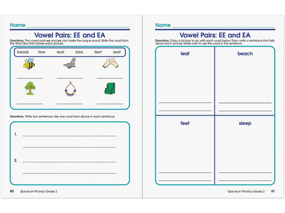 Spectrum® Phonics Workbook - Gr. 2 - US 8914