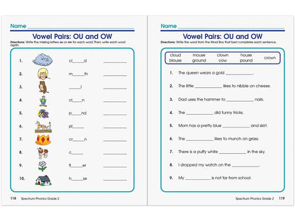 Spectrum® Phonics Workbook - Gr. 2 - US 8914