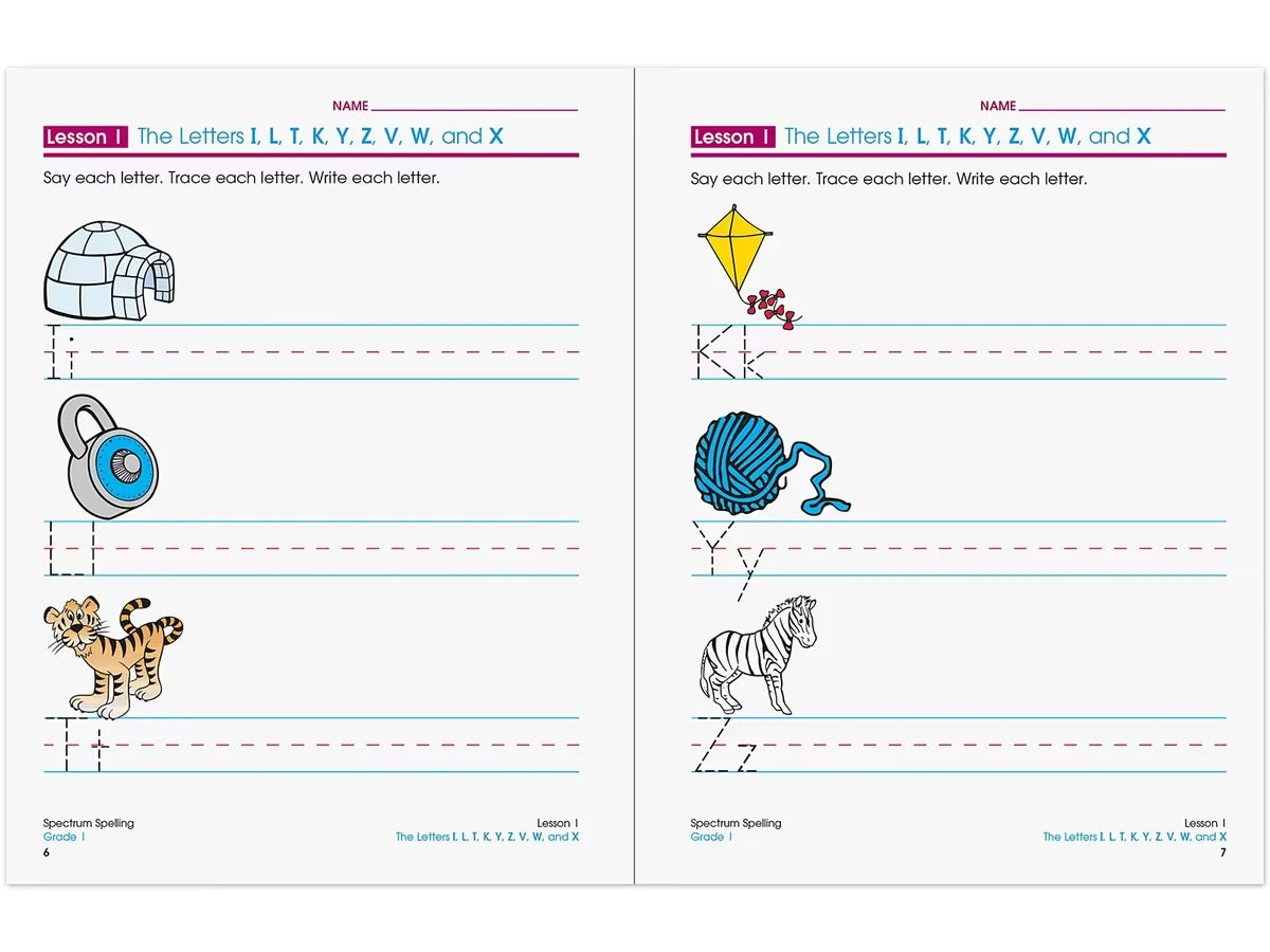 Spectrum® Spelling Workbook - Gr. 1 - US 5028