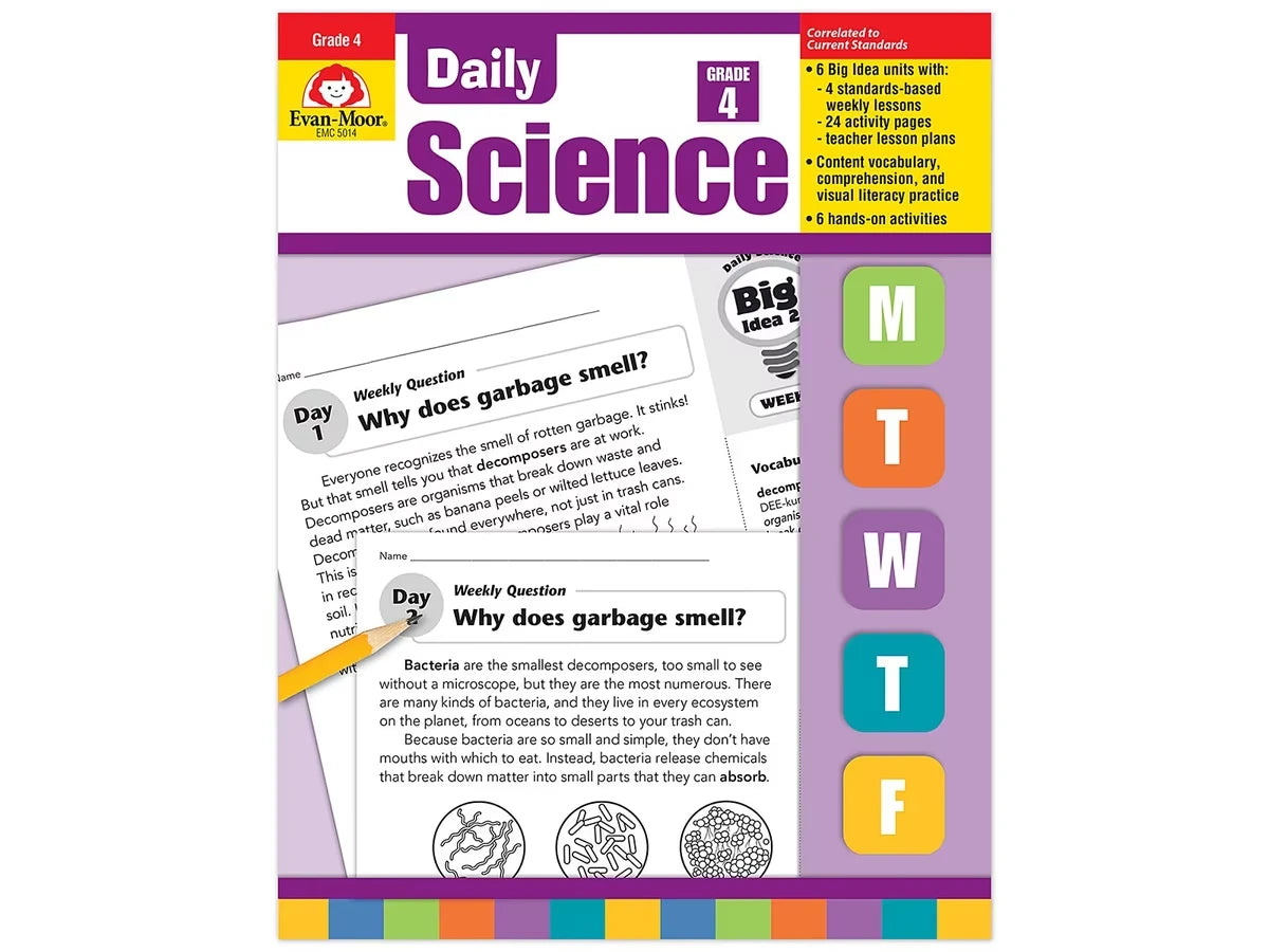 Daily Science Reproducible Activities Workbook - Gr. 4 - US 9755