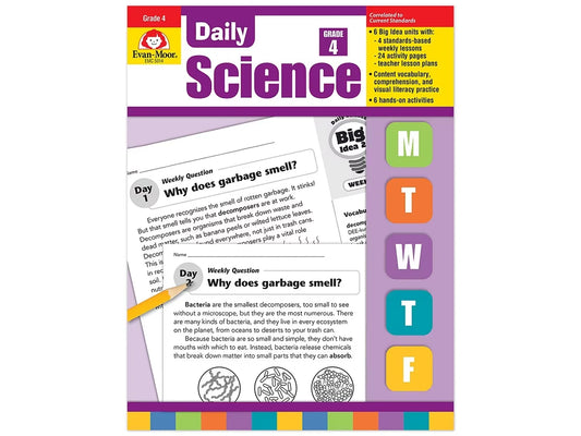 Daily Science Reproducible Activities Workbook - Gr. 4 - US 9755