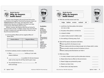 Daily Science Reproducible Activities Workbook - Gr. 4 - US 9755