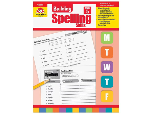 Building Spelling Skills Workbook - Gr. 5 - US 4240
