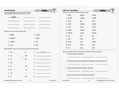 Building Spelling Skills Workbook - Gr. 5 - US 4240