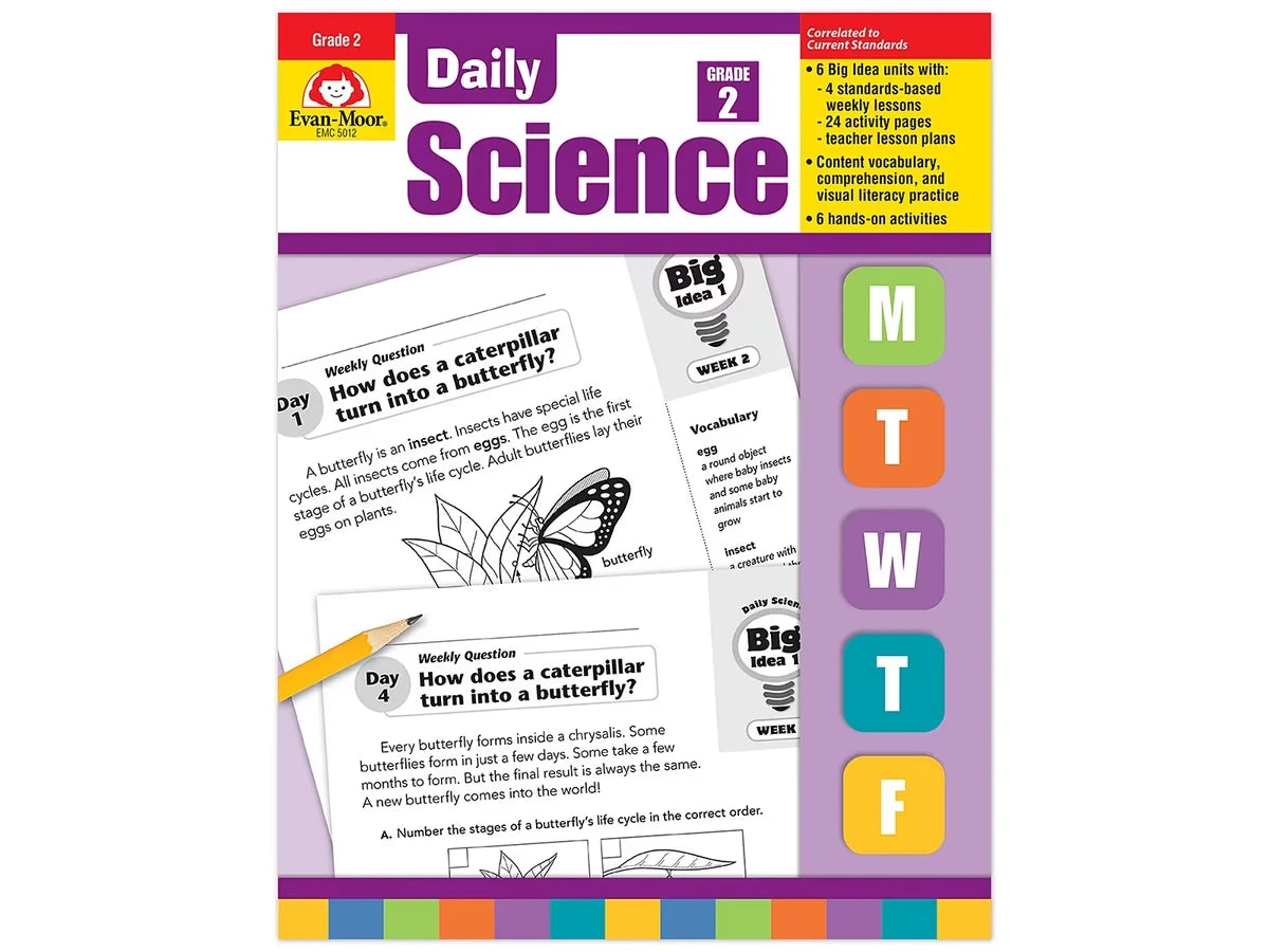 Daily Science Reproducible Activities Workbook - Gr. 2 - US 7725