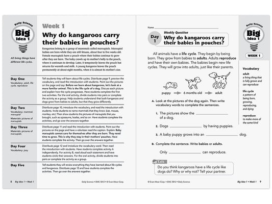 Daily Science Reproducible Activities Workbook - Gr. 2 - US 7725