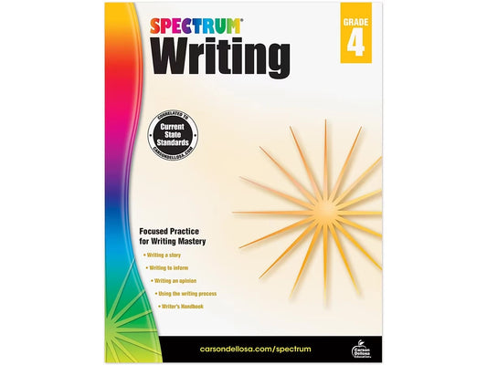 Spectrum® Writing Workbook - Gr. 4 - US 7350