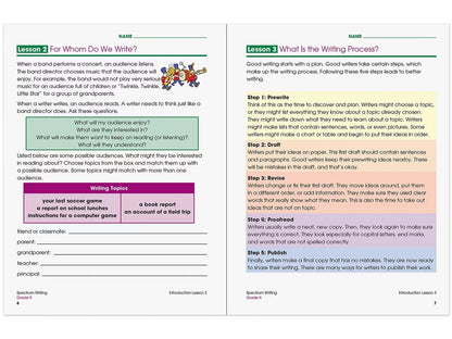 Spectrum® Writing Workbook - Gr. 4 - US 7350