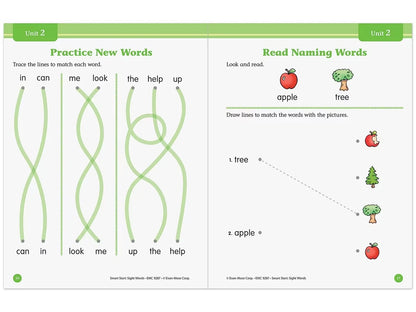 Sight-Words Smart Start Workbook - Pre-K - US 3217
