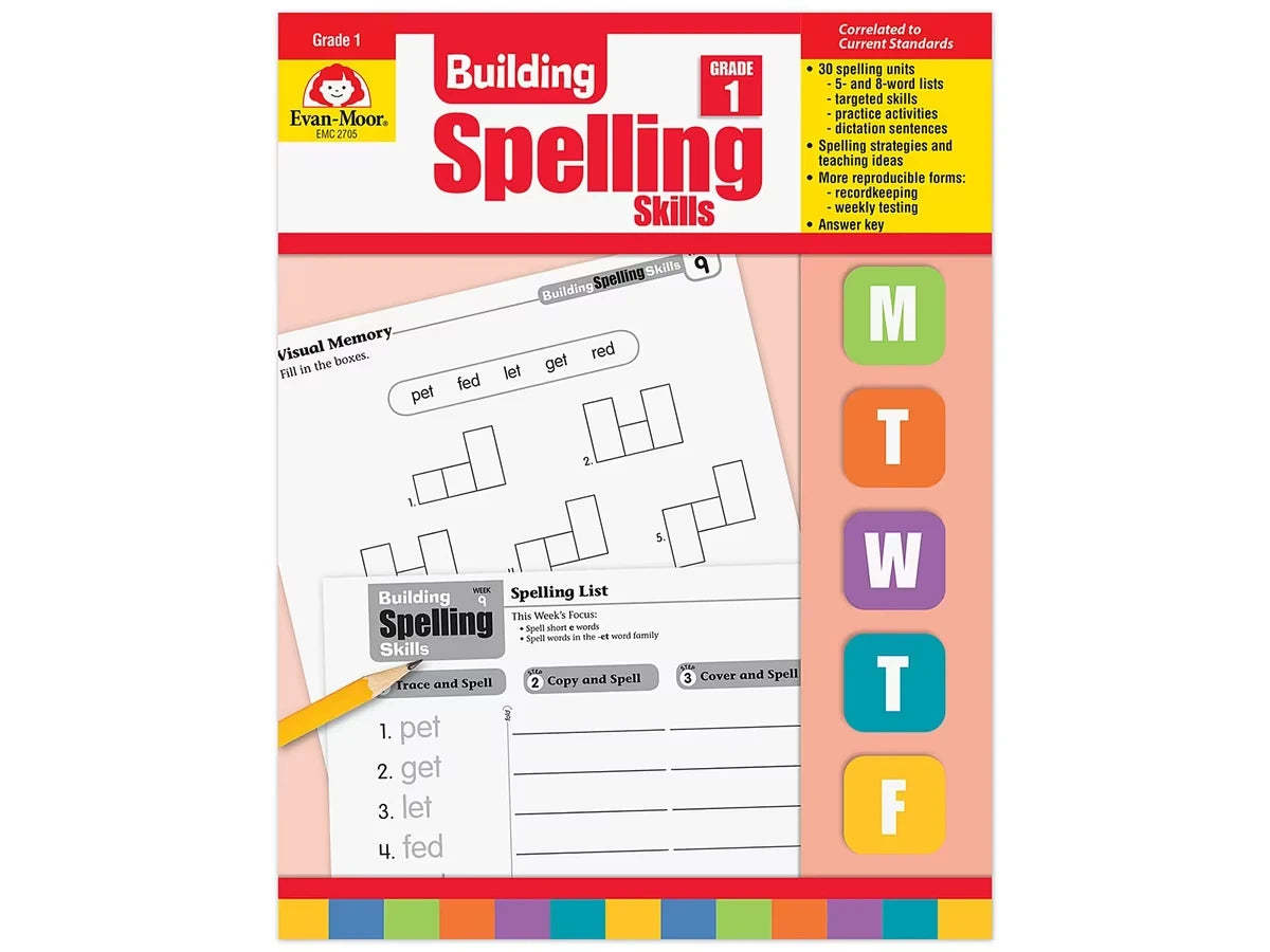 Building Spelling Skills Workbook - Gr. 1 - US 8862