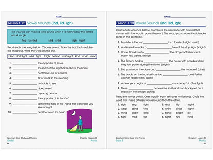 Spectrum® Phonics Workbook - Gr. 3 - US 3635