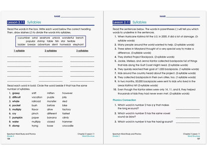 Spectrum® Phonics Workbook - Gr. 3 - US 3635