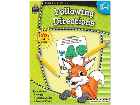 Following Directions Workbook - US 3130