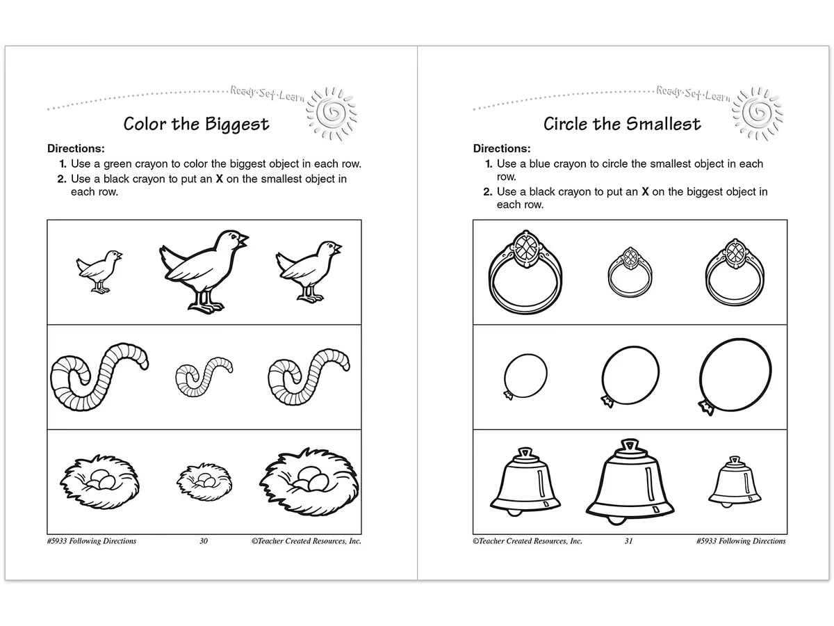 Following Directions Workbook - US 3130
