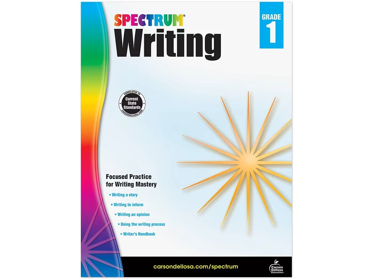Spectrum® Writing Workbook - Gr. 1 - US 9652