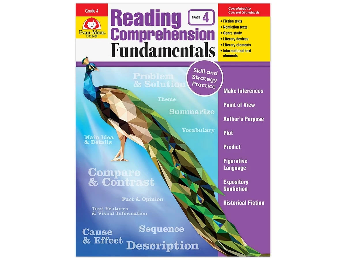 Reading Comprehension Fundamentals Workbook - Gr. 4 - US 8683