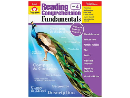 Reading Comprehension Fundamentals Workbook - Gr. 4 - US 8683