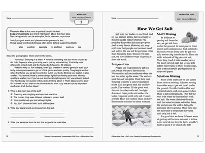 Reading Comprehension Fundamentals Workbook - Gr. 4 - US 8683